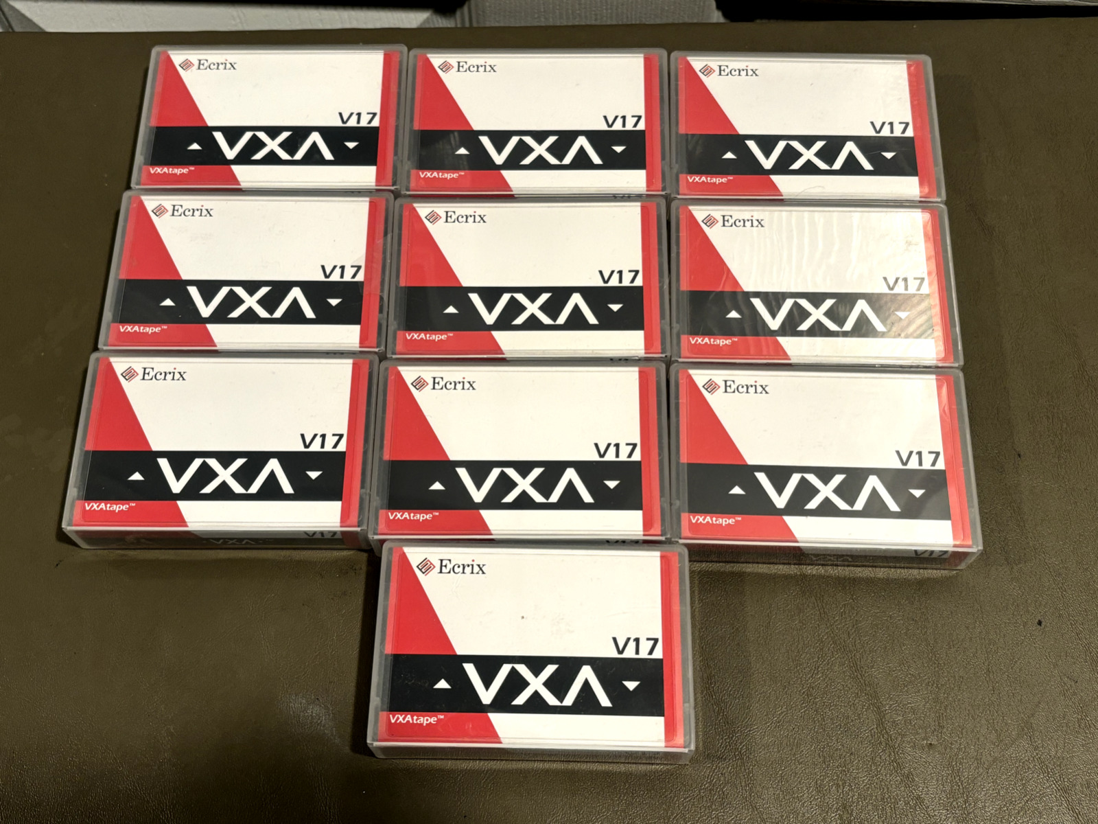 Lot of 10 NEW ECRIX VXA TAPE V17 Cassette Disc