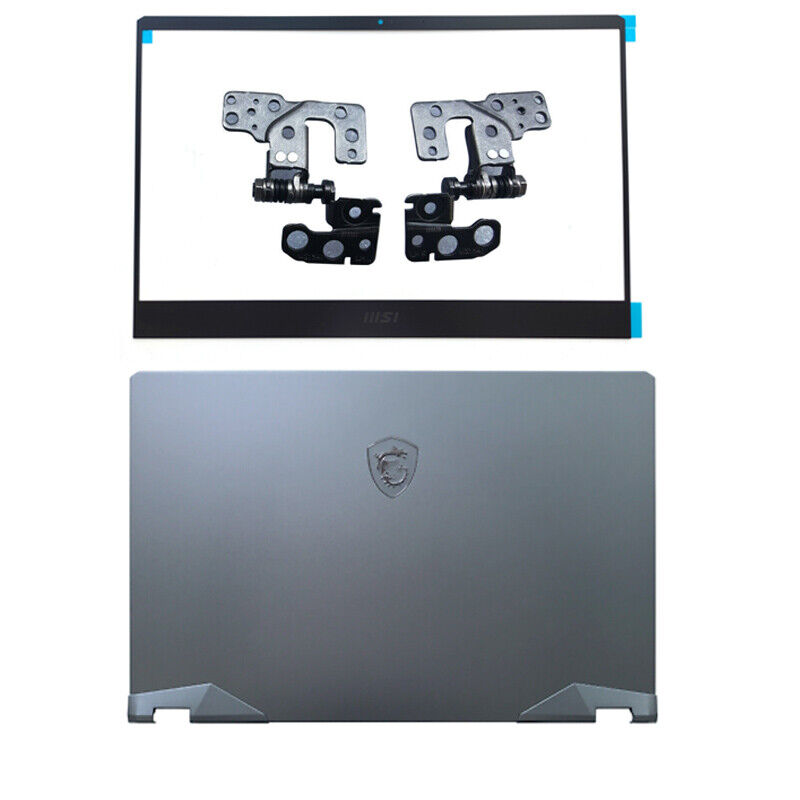 New for MSI GE66 Raider GE66VR MS-1541 MS-1542 LCD Back Cover+Bezel+Hinges Blue