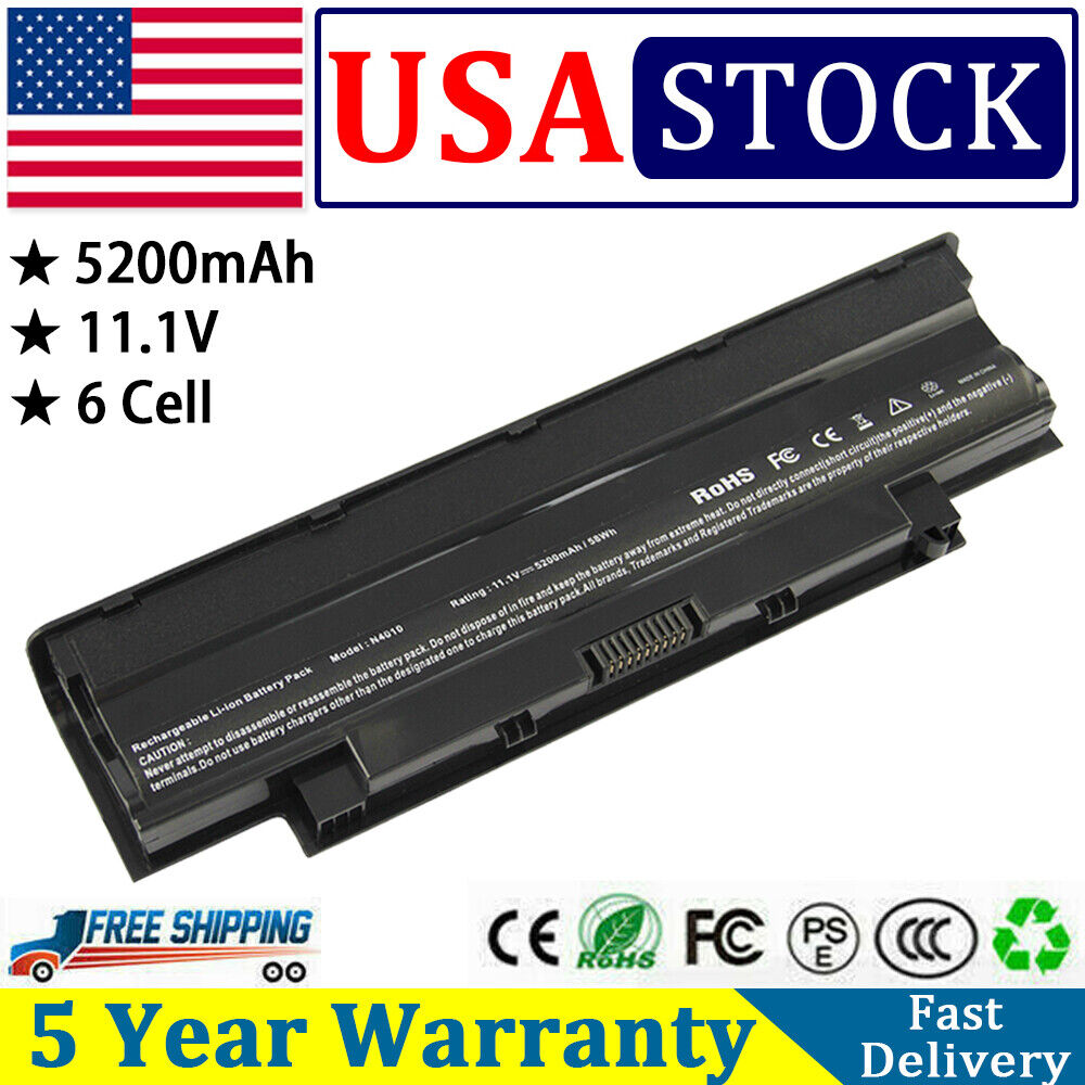 04YRJH Battery for Dell Inspiron 13R 14R 15R 17R N3010 N4010 N5010 N7010 J1KND