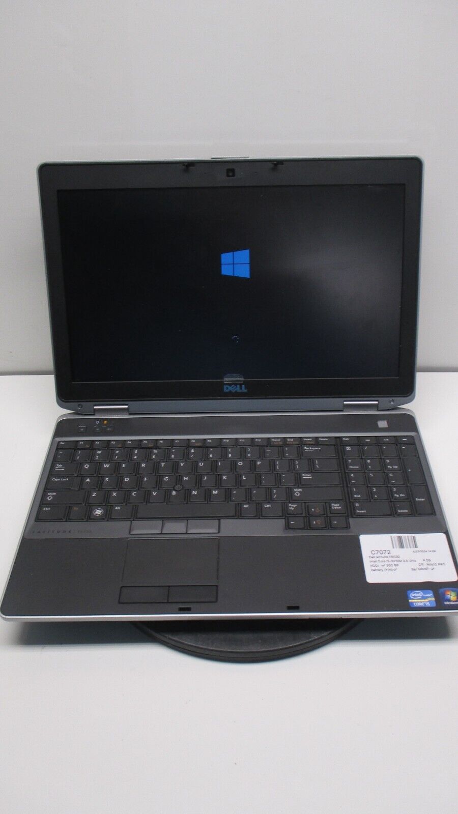 Dell Latitude E6530 Laptop Intel Core i5-3210M 4GB Ram 500GB HDD Windows 10