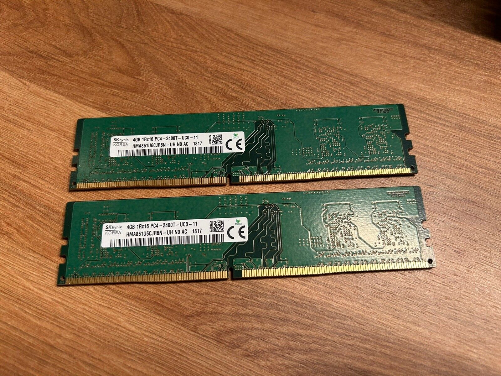 SK Hynix 8GB (2x4GB) 2400MHz PC4-2400T DDR4 RAM Memory Kit  HMA851U6CJR6N-UH