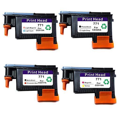 771 Print Head 4-Pack for HP Designjet Z6200, CE017A CE018A CE019A CE020A