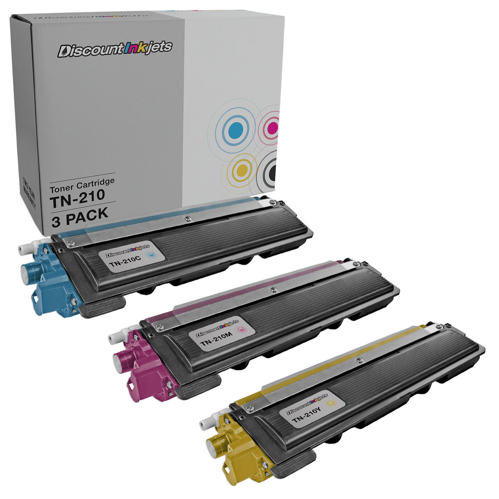 3PK COLOR TN210 for Brother TN-210 Laser Toner Cartridge Set HL-3070C MFC-9325CW