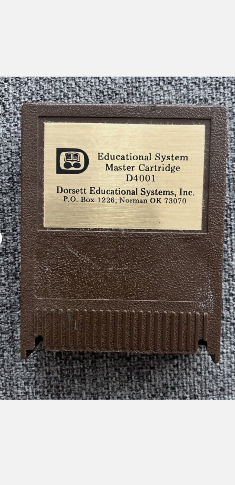 Ultra Rare Atari XL XE/ Dorsett Educational System Master Cartridge D4001 tested