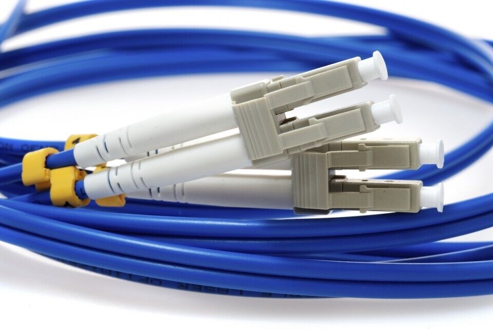 NETSOURCE LC TO LC 62.5/2.0mm Fiber Optic Cable-3 Meter Blue Jack / NL62BL