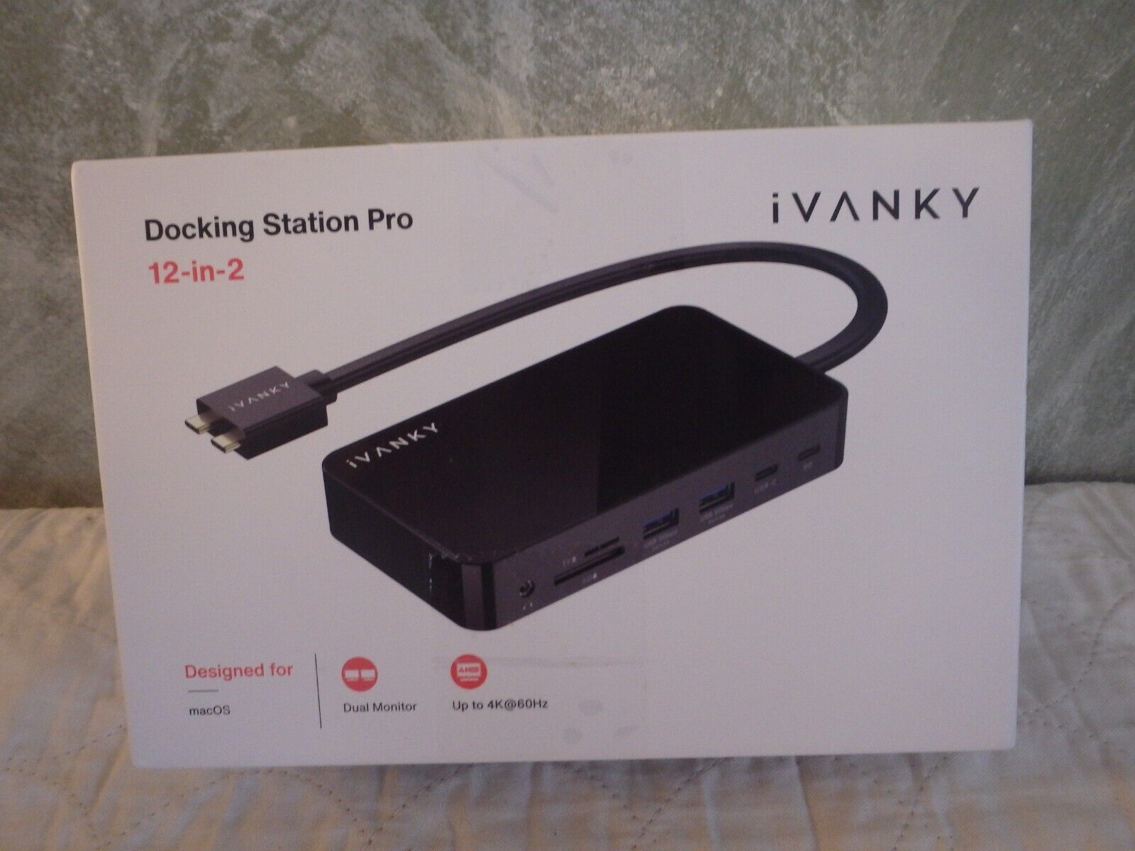 iVANKY FusionDock 1 MacBook Docking Station Pro 12 In 2, with 150W Power Adapter