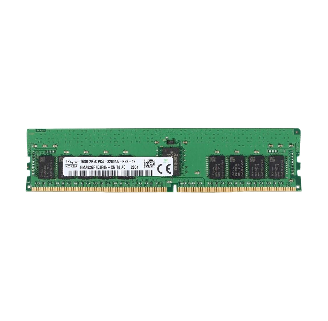 SK Hynix 16GB DDR4-3200 RDIMM PC4-25600R 2Rx8 Module HMA82GR7DJR8N-XN