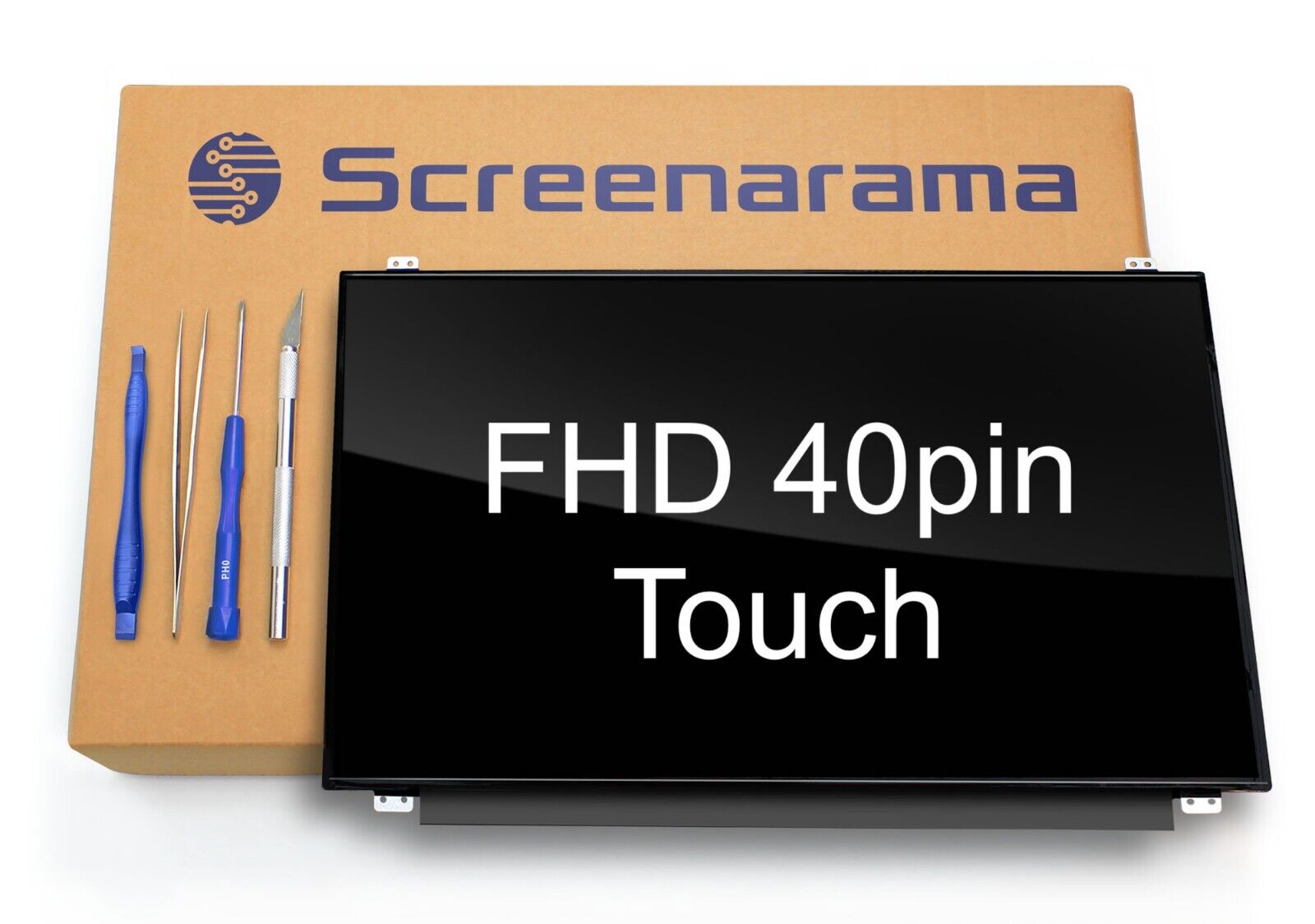 BOE NV156FHM-A21 40pin FHD IPS LED LCD Touch Screen + Tools SCREENARAMA * FAST