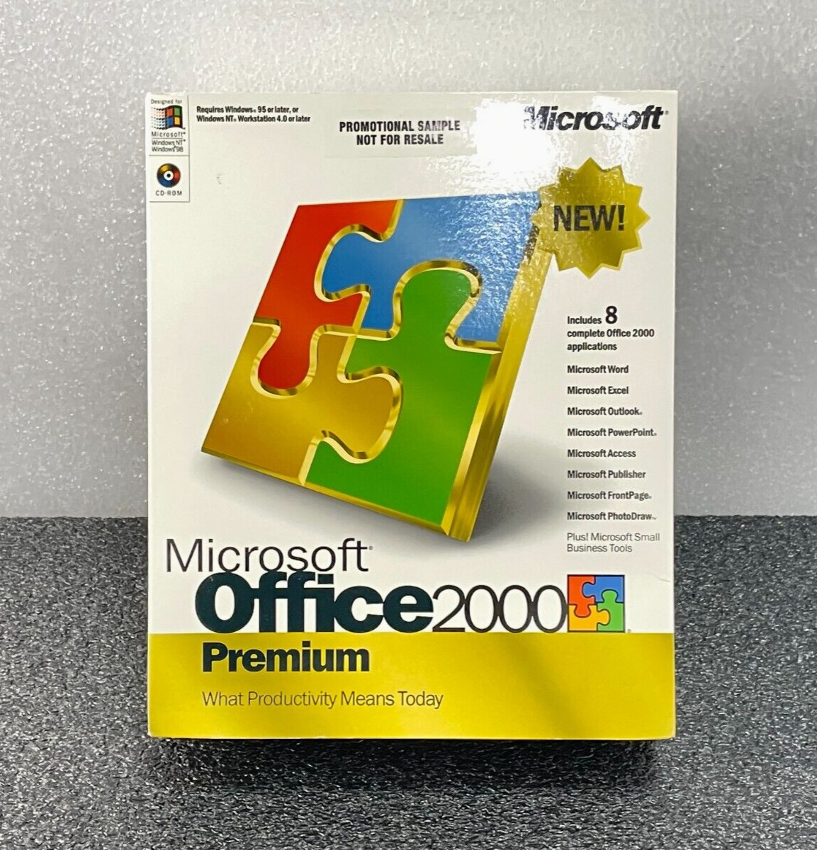 NEW Microsoft Office - (2000 Premium) Applications Sealed Full Box Promotional
