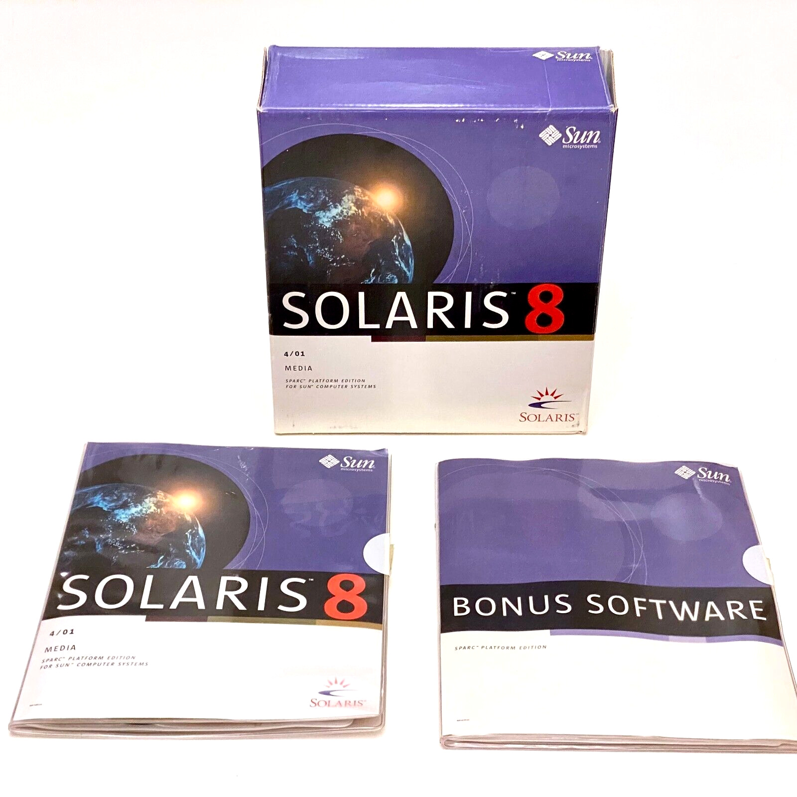 Sun Microsystems Solaris 8 Sparc Media Edition 4 / 01 with Bonus Software