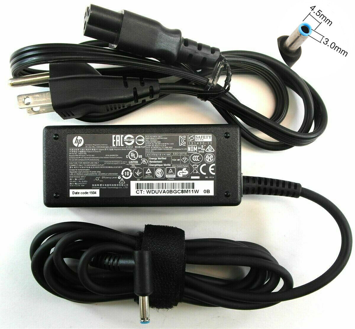 Genuine 45W Laptop Charger AC Adapter for HP Stream 11 13 14 Series 741727-001
