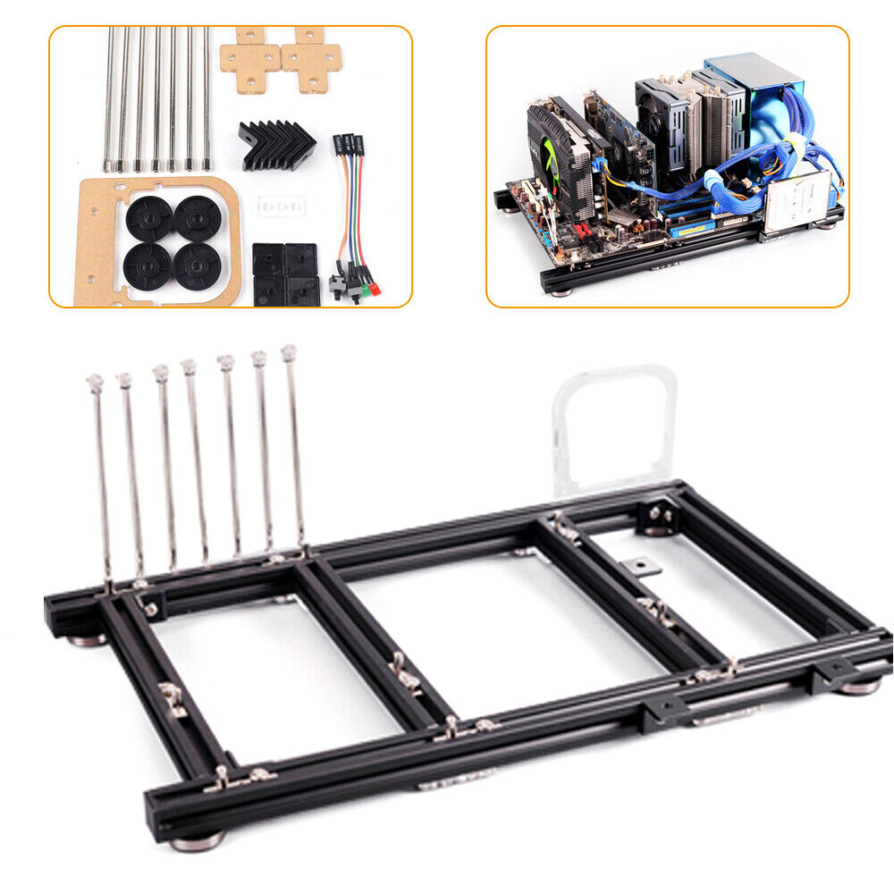 DIY PC Test Bench ITX MATX ATX Motherboard Open Air Frame Chassis Case Bracket