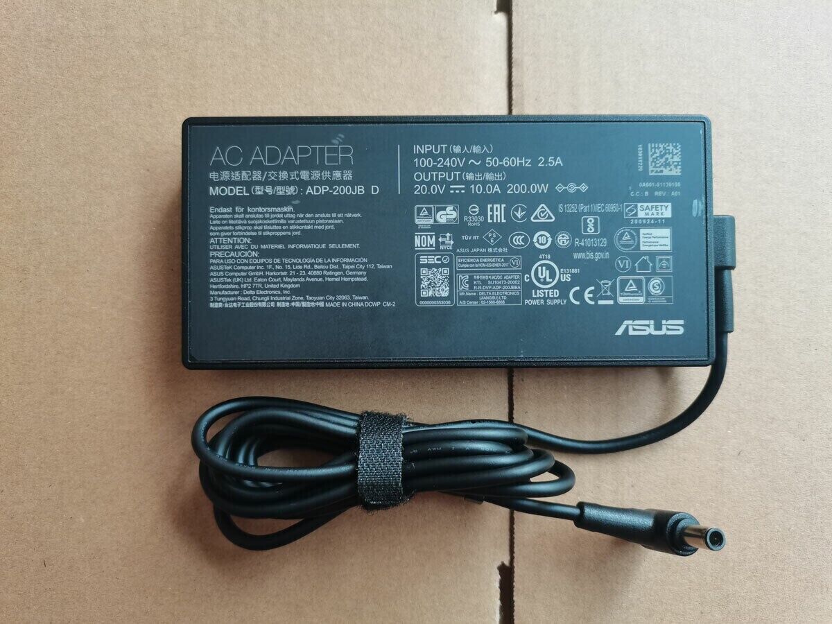 Original Asus 20V 10A ADP-200JB D 200W Charger for Asus TUF A17 FA707R FA707RE