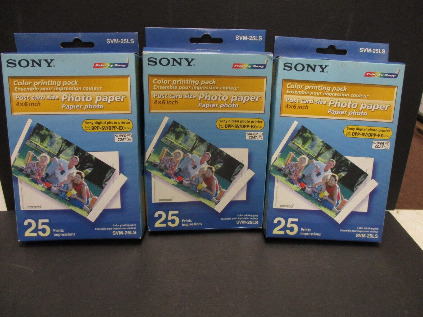 Sony SVM-25LS Print Packs 25 Prints 4\