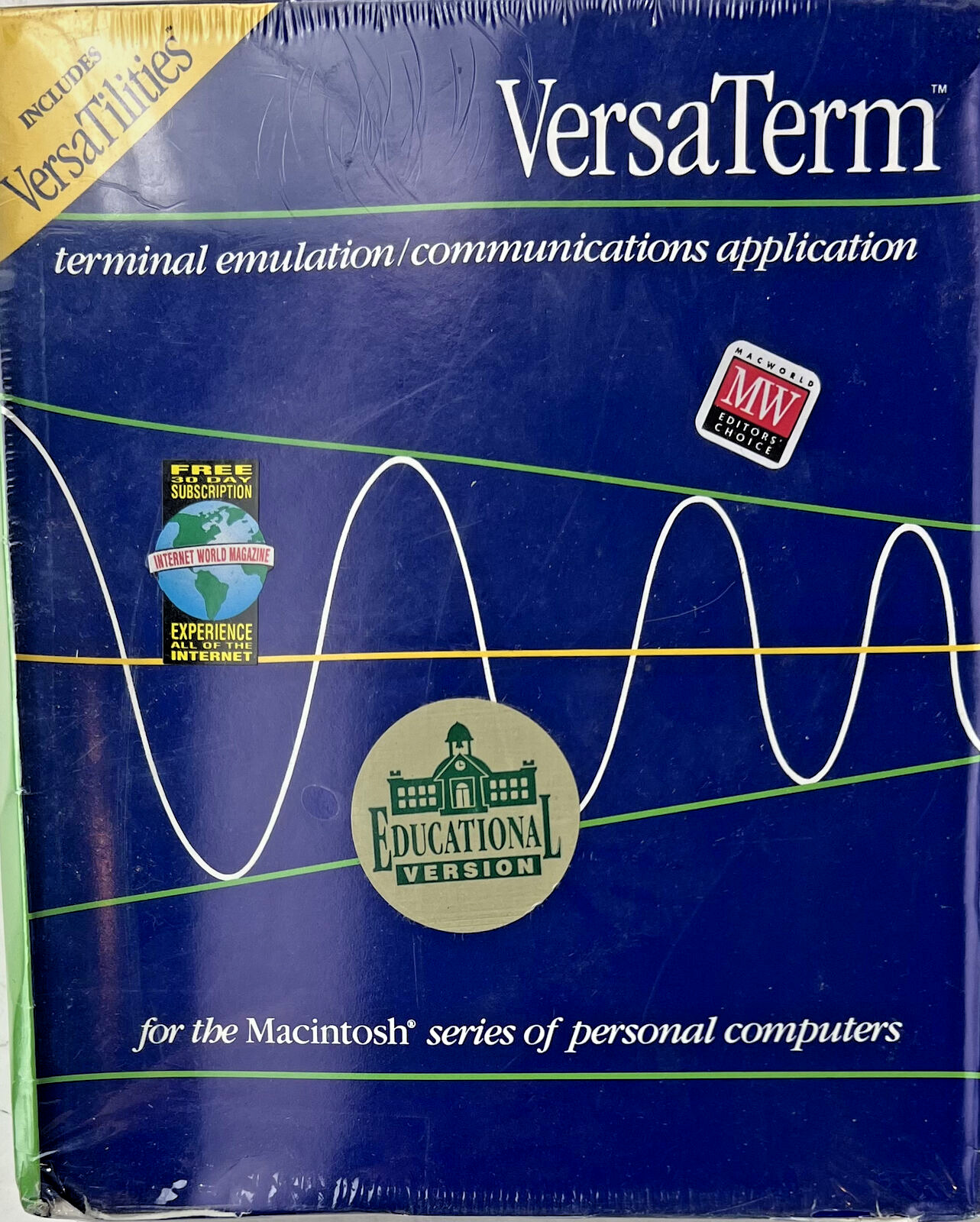 NEW Vintage VersaTerm Educational Version For MAC Synergy Software Sealed