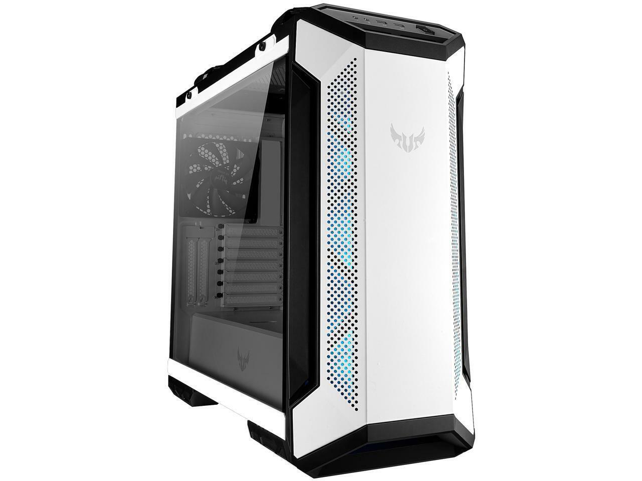 ASUS TUF Gaming GT501 White Edition Mid Tower Computer PC Case up to EATX MB