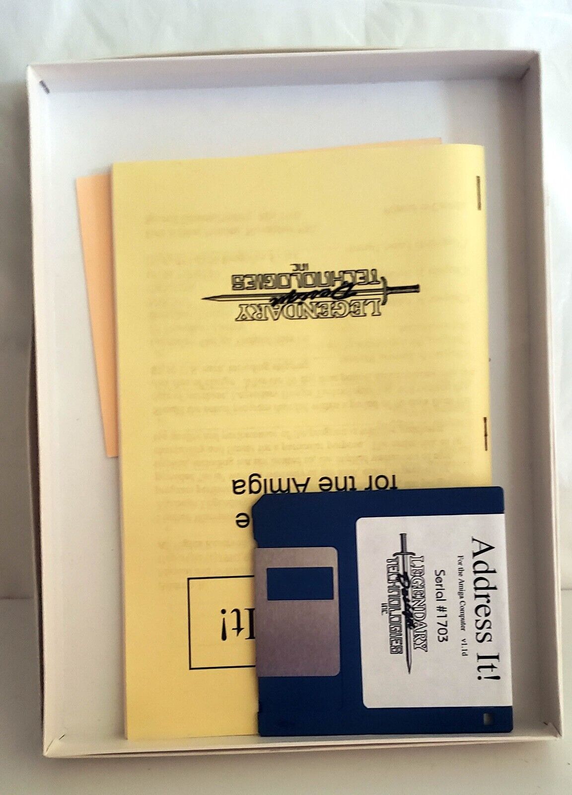 Amiga:  Address It - Legendary Design Technologies - Open Box