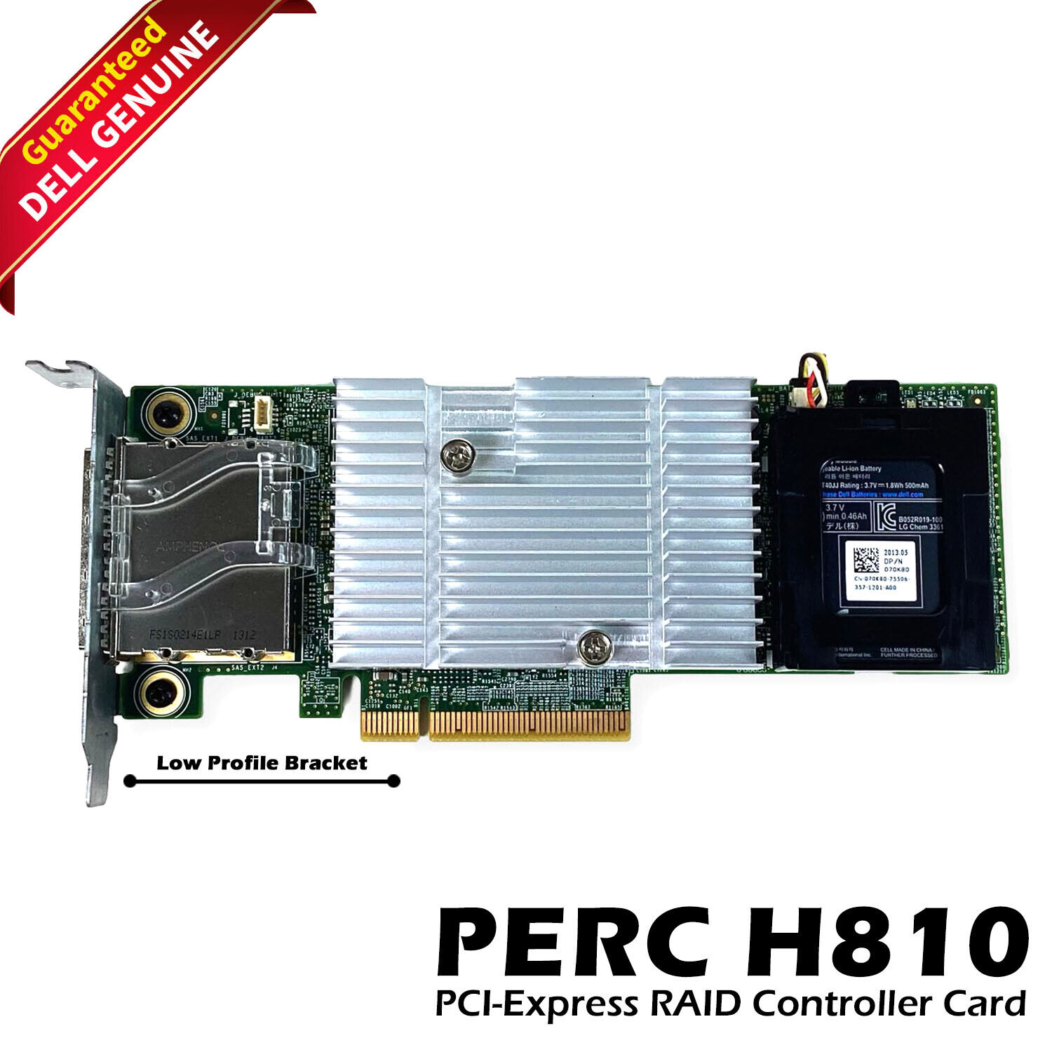 Dell PERC H810 8 PORT SAS 6GB/s RAID Controller 1GB Cache PCI-E HH VV648