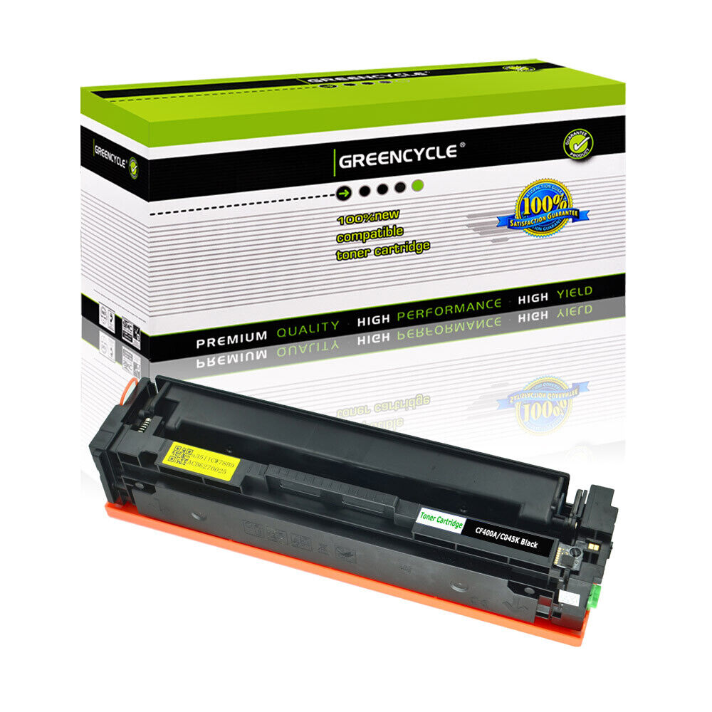 1PK CF400A 201A Black Toner Cartridge Compatible For HP Laserjet M252dw M277dw