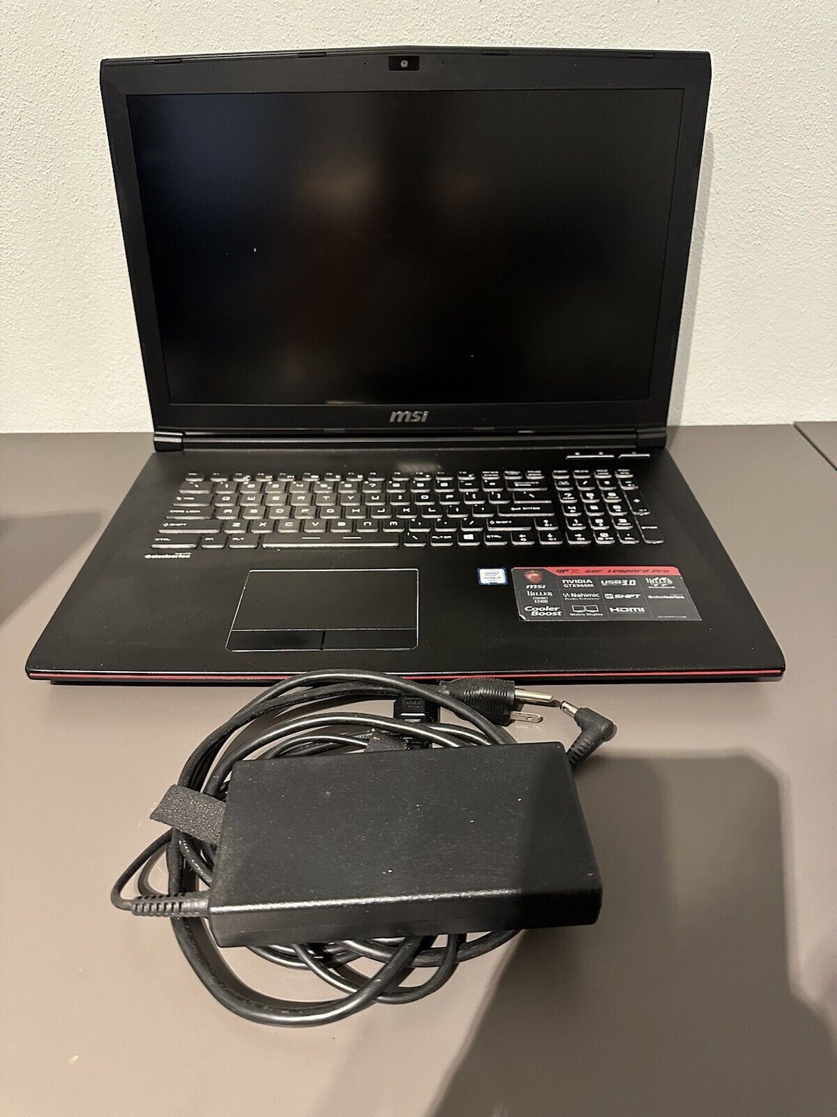 MSI gaming Laptop 17.3” With Original Box Gp72 Leopard Pro-694 GAMING NOTEBOOK