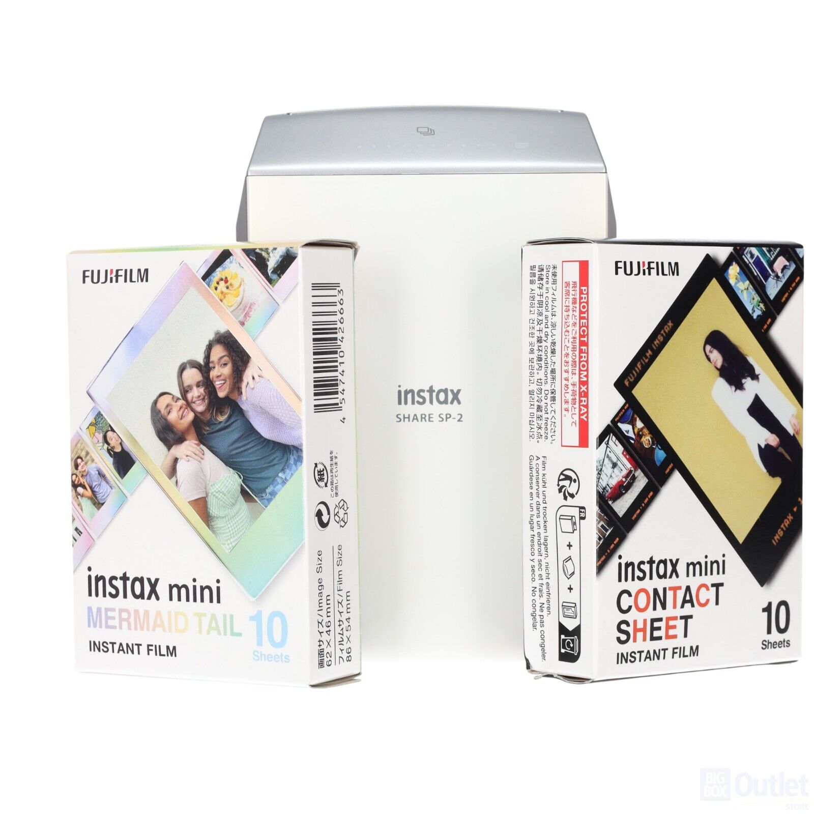 FUJIFILM - Instax Share Smartphone Printer W/ 2pk of film - SP-2 - New No Box