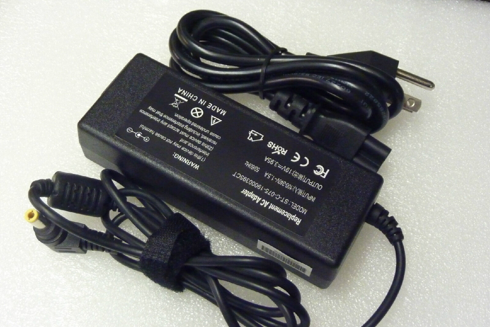 AC Adapter Cord Charger For Toshiba Satellite A505D-S6968 A505D-S6987 A355-S6879