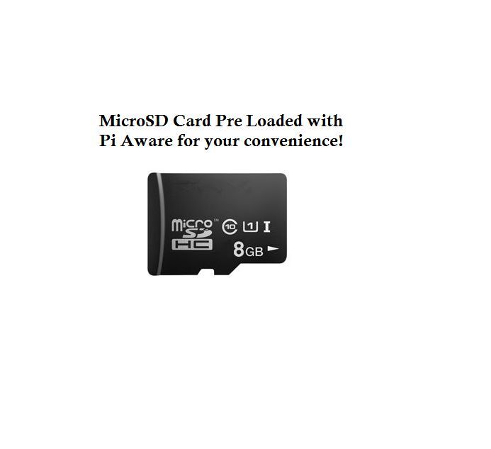 MicroSD card with ADS-B PiAware for Raspberry3 Pi Pre-Loaded for FlightAware 8GB