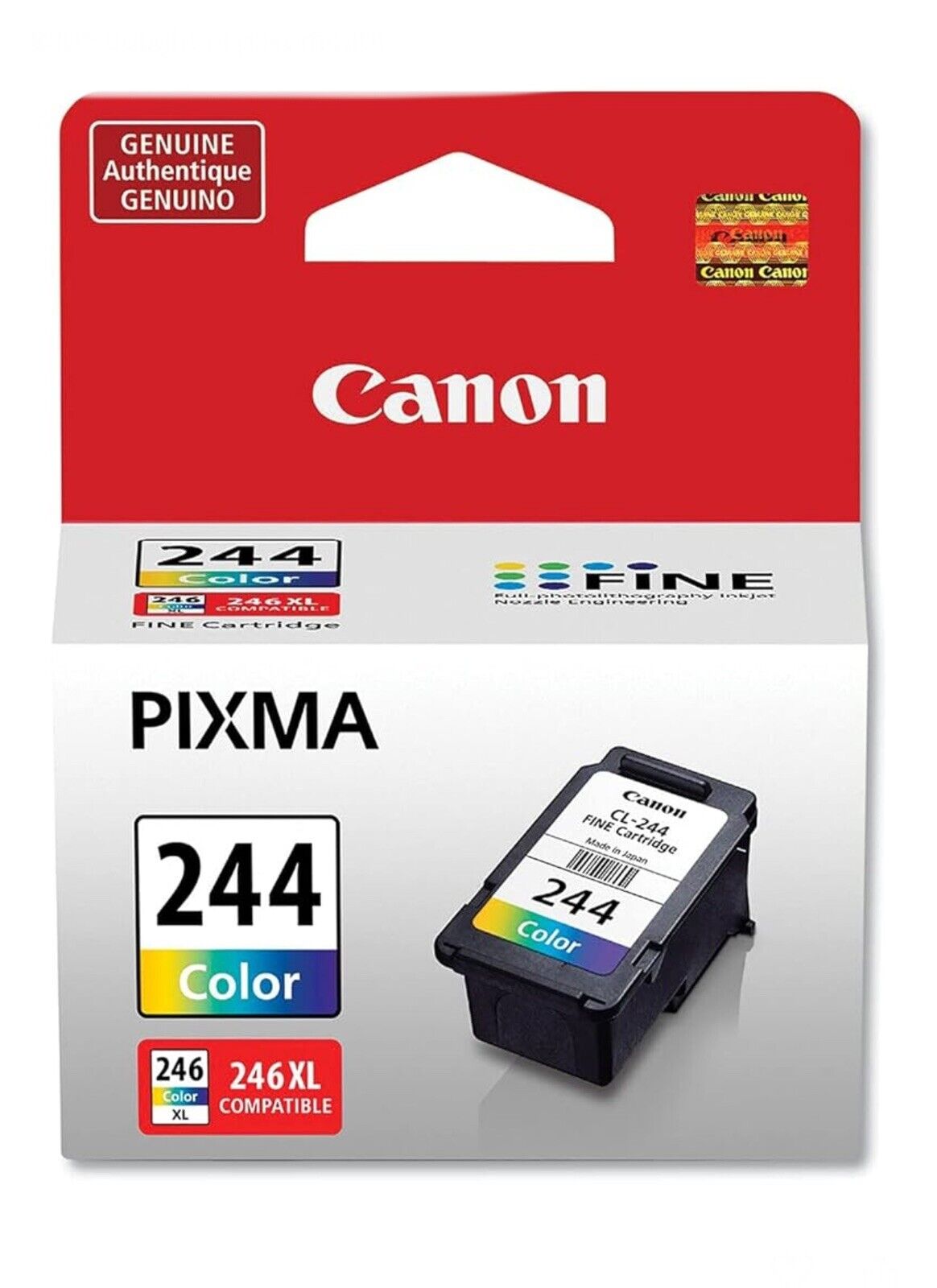 Genuine Canon CL-244 Color ink cartridge for Pixma printer