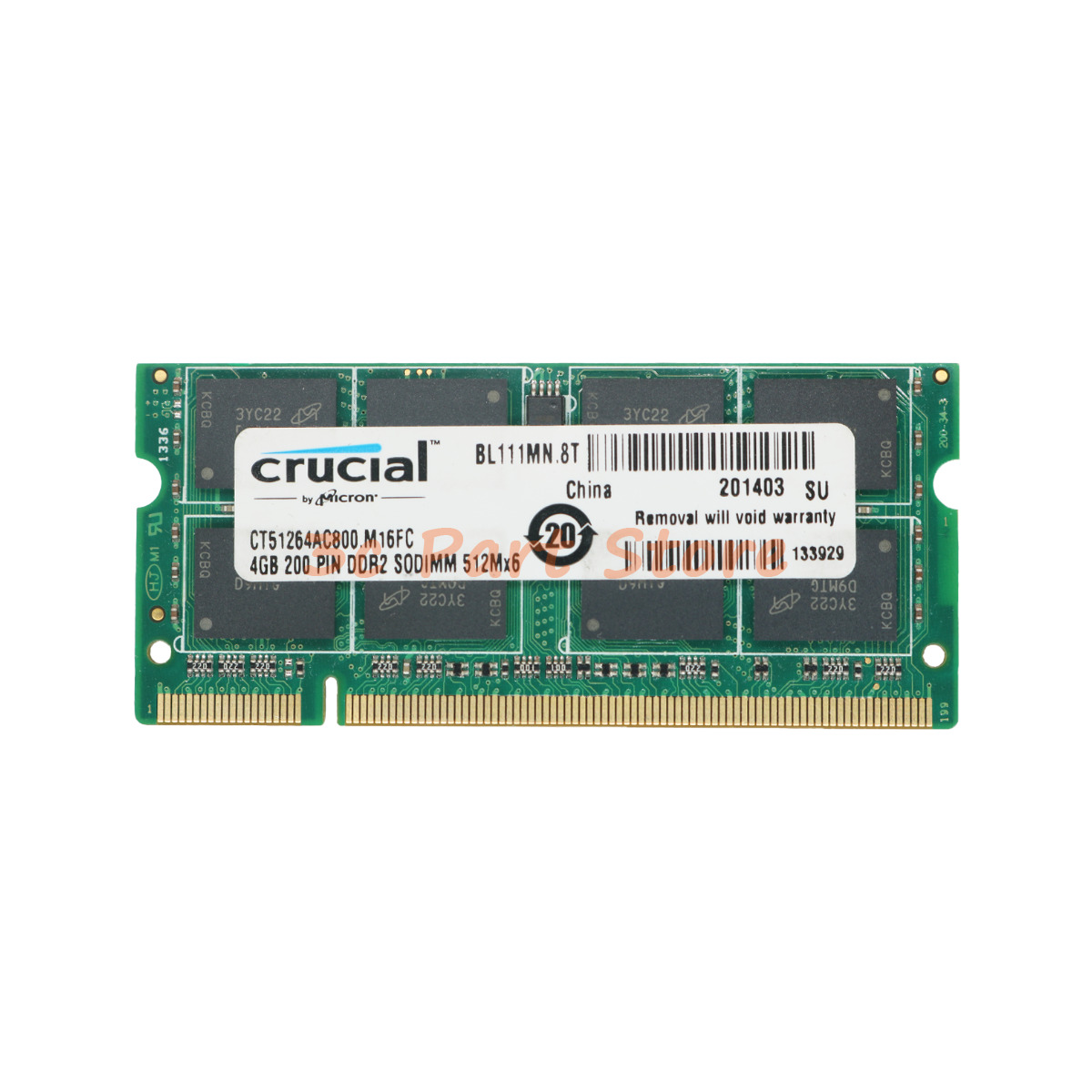Crucial DDR2 4GB 8GB PC2-6400S 800Mhz CL6 200Pin 1.8V SODIMM Laptop Memory Ram