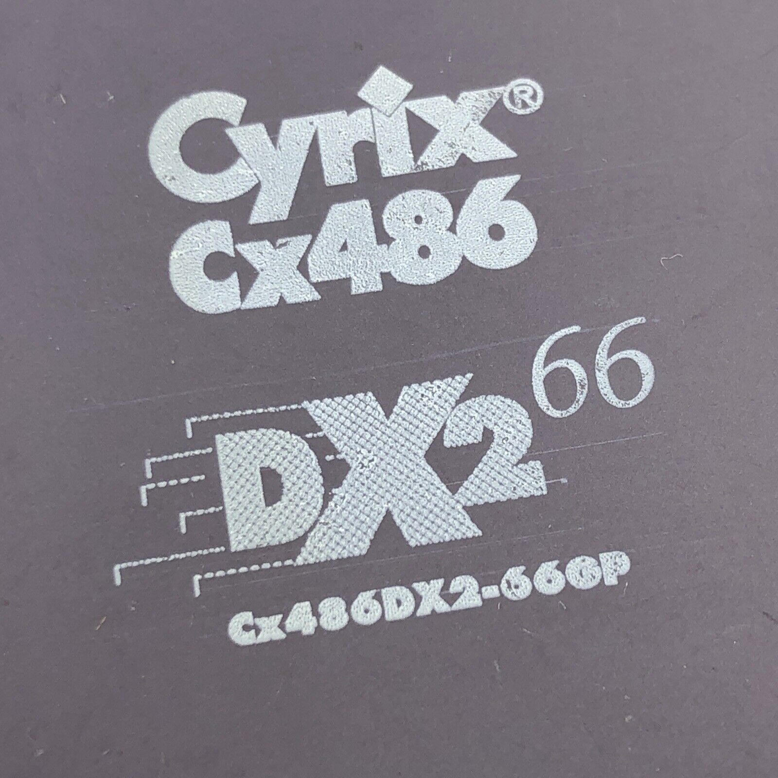 Cyrix Cx486 DX2 66-MHz Cx486DX2-66GP CPU Ceramic Processor 1993 Rare Vintage