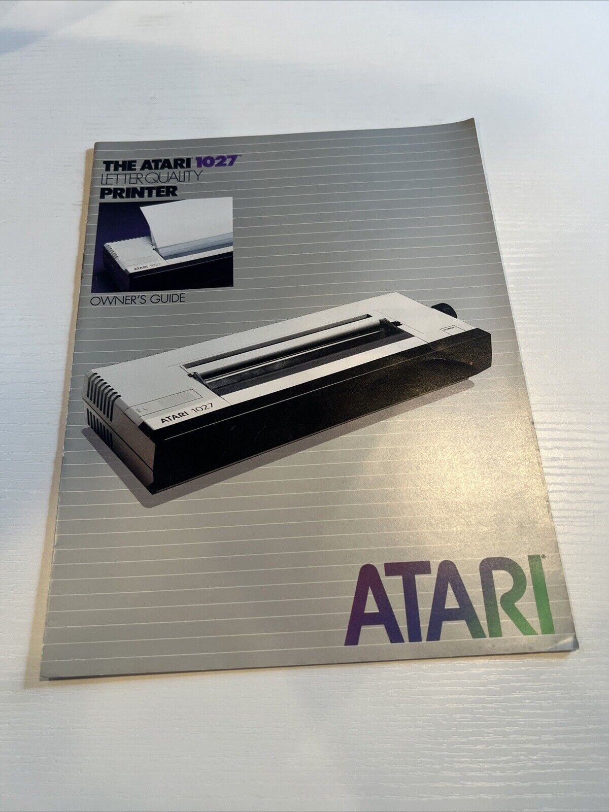 Atari 1027 Letter Quality Printer Owner's Manual/Guide - Complete
