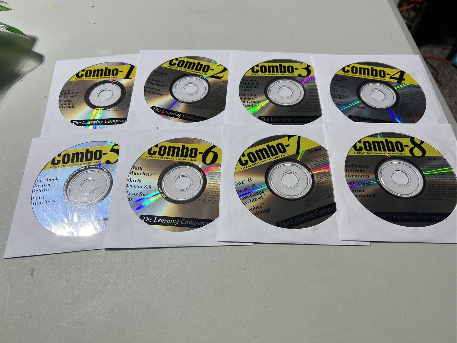 Great Software Combo Pack 8 Disc Set The Learning Company