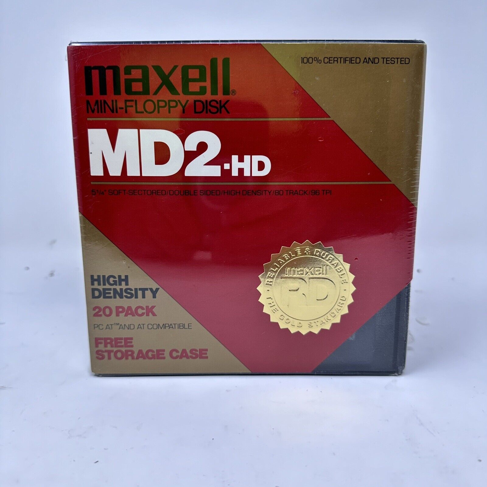 NEW Maxell MD2-HD Double Sided Double Density 5.25