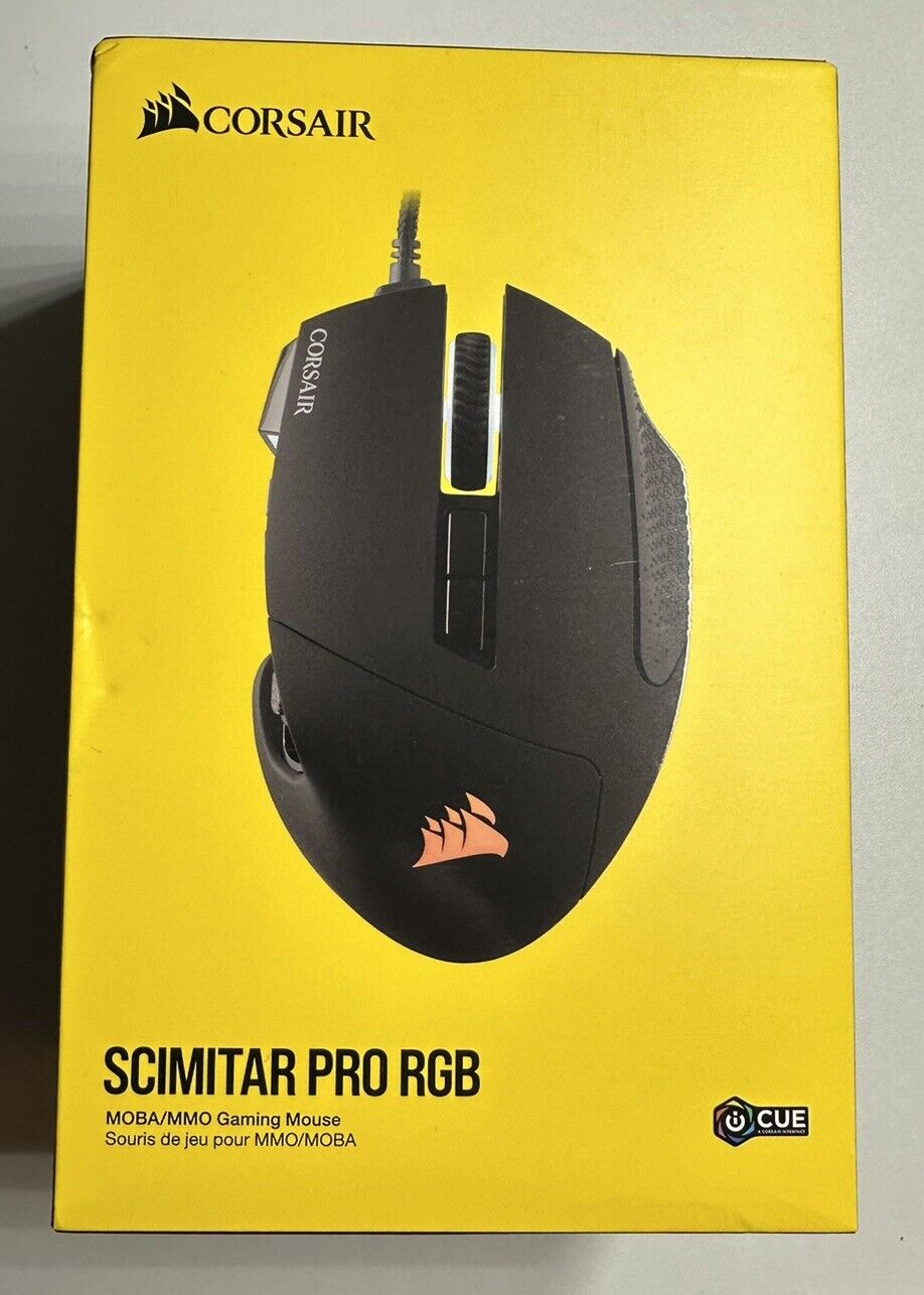 NEW Corsair SCIMITAR Pro RGB (CH-9304011-NA) Wired Gaming Mouse MOBA / MMO