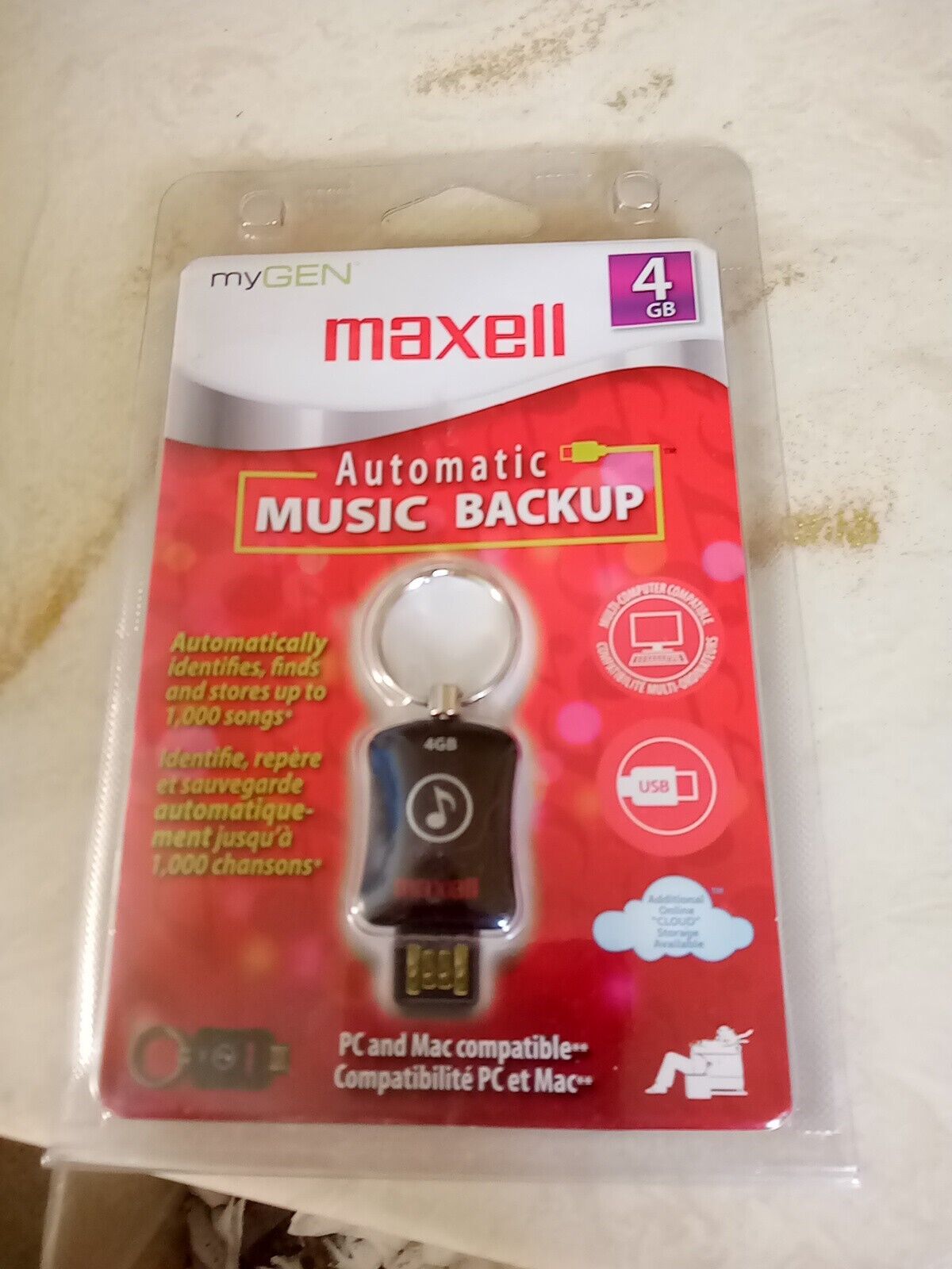 Vintage Maxwell Automatic Music Backup 4 Gig USB PC Mac Compatible