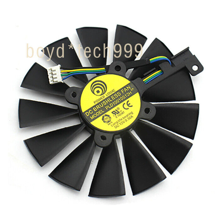 For ASUS ROG STRIX Dual PLD10010S12H RX470 RX570 580 RX 470 95 mm GPU Cooler Fan