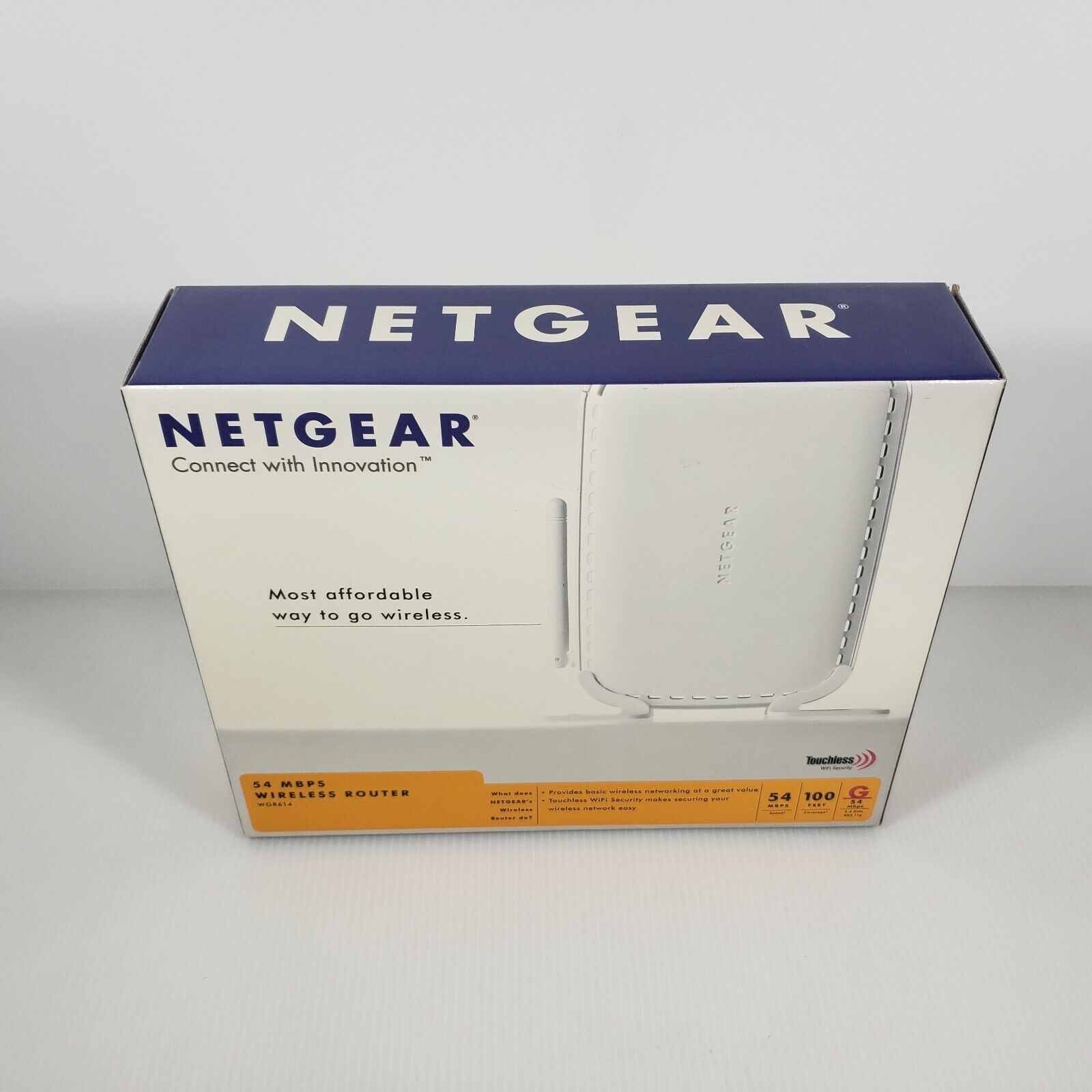 Netgear WGR614 54 Mbps 4-Port 10/100 Wireless G Router 