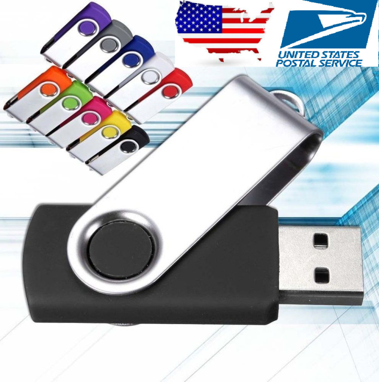 USA - 50Pcs/Lot Flash Drive USB 2.0 Memory Stick Storage Thumb Pen U Disk 
