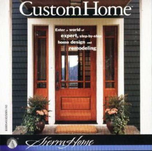 Sierra's Custom Home 3D 4.0 PC CD design & remodeling house architect program