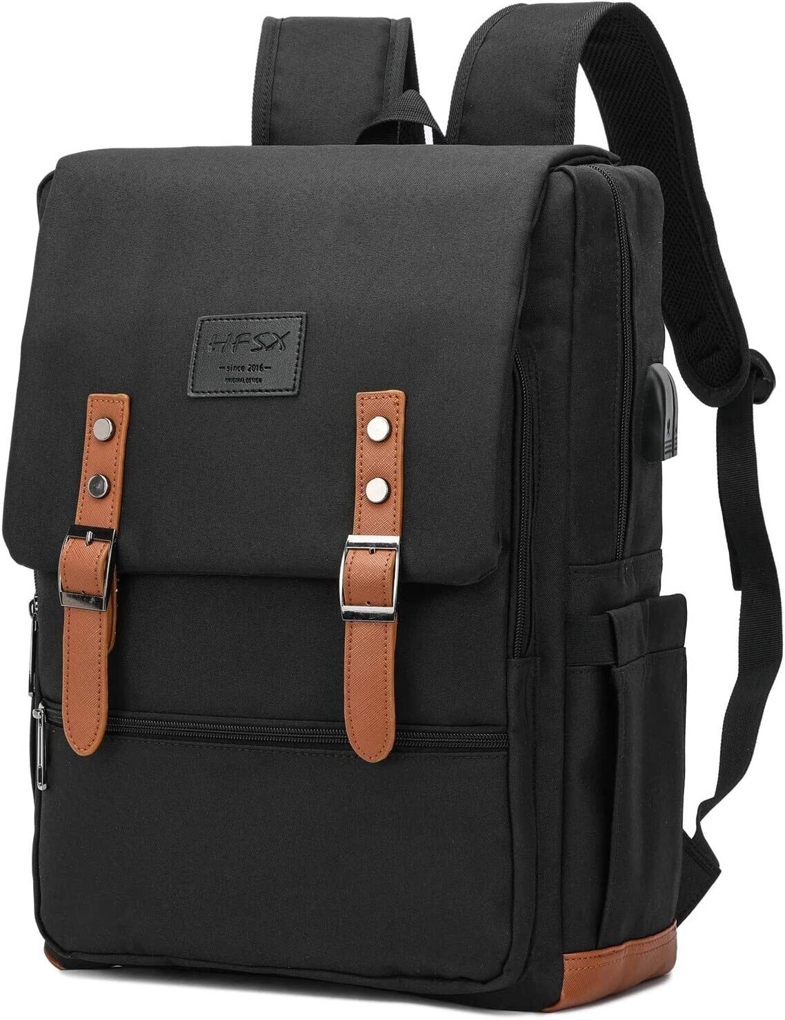 HFSX Vintage Anti Theft Laptop Backpack (fits Up To 15.6 Laptop)