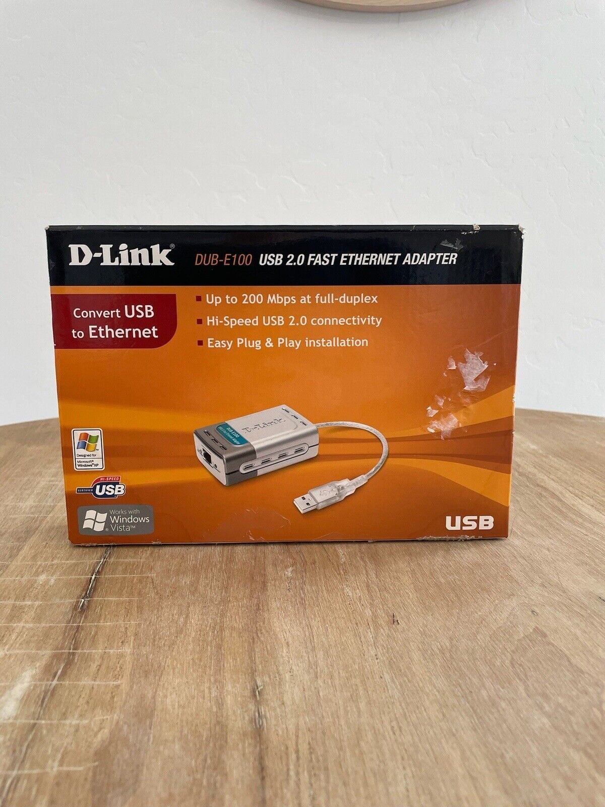 D-Link USB 2.0A to Network Adapter Model DUB-E100