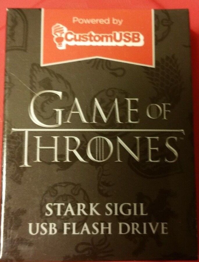 Game of Thrones Stark Sigil USB thumb flash drive HBO Loot Crate exclusive NEW