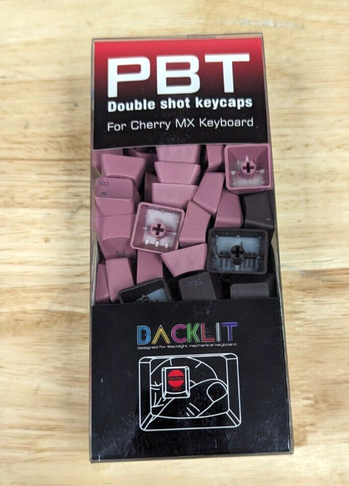 PBT Double shot keycaps for cherry MX keyboard Tai-Hao 1962 MDX-33226-3