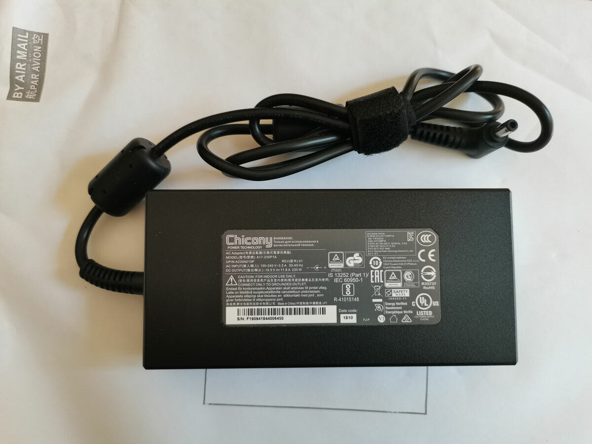 For MSI MS-16V4 Creator 15 A11UE AC Adapter New Original Chicony 230W A17-230P1A