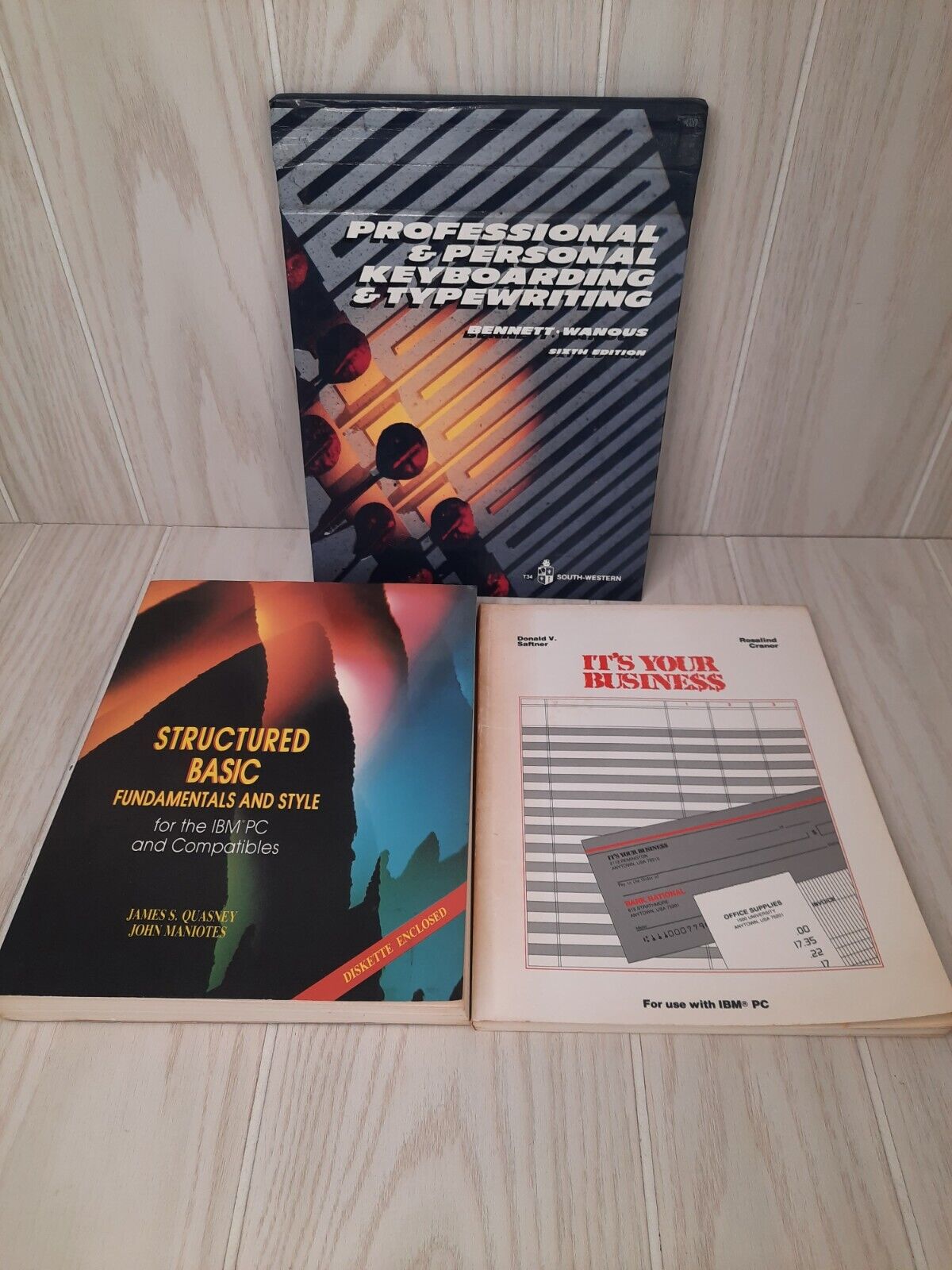 Vintage IBM Computer Book Lot