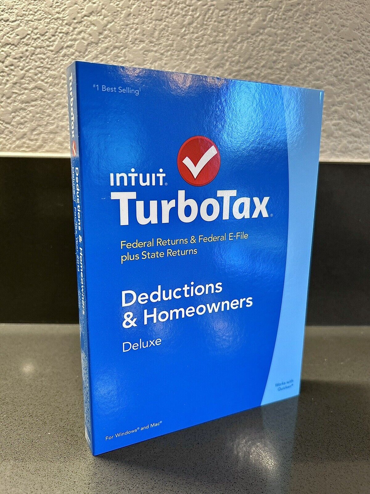 2014 TurboTax Deluxe Deductions & Homeowners Federal & State New & Sealed