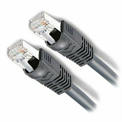 100'ft CAT-6 SHIELDED Outdoor Indoor Ethernet Cable UV Direct bury RJ45 Cable E2