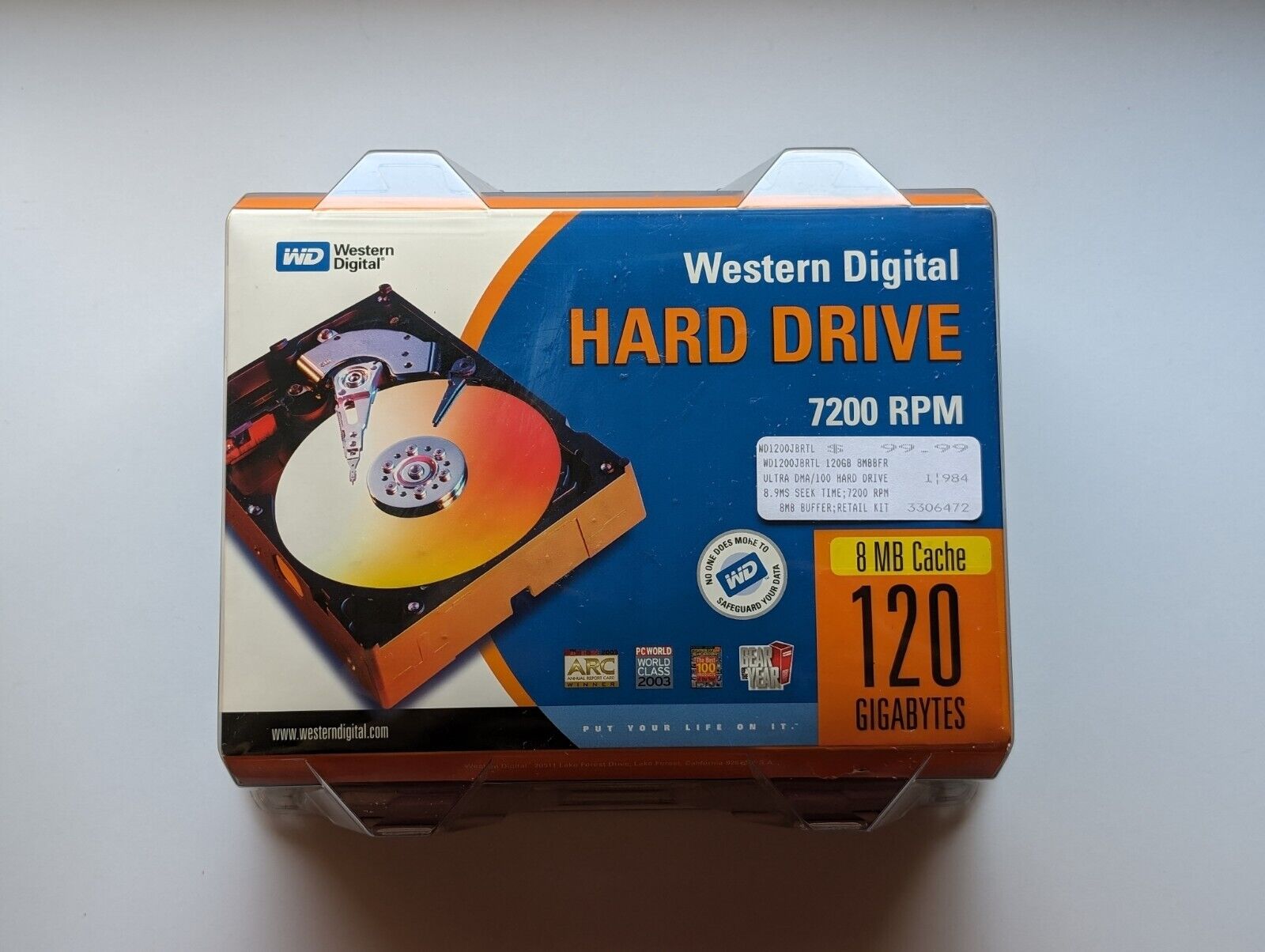 Western Digital 120 GB EIDE Hard Drive with 8MB Cache New In Original Packaging 