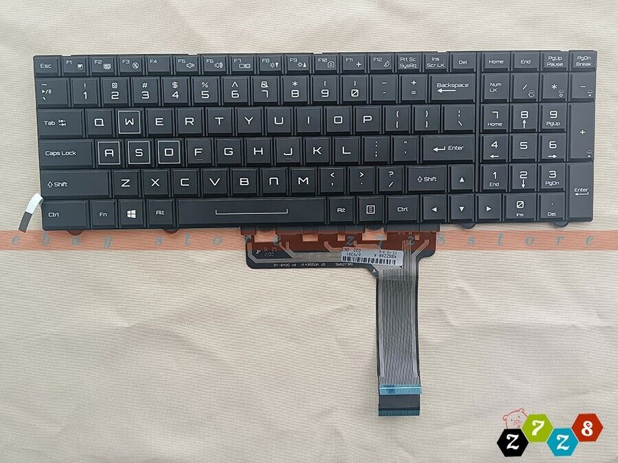 New CLEVO P750DM-G P770DM-G P771DM-G P775DM-G P870DM-G Laptop Keyboard Backlit