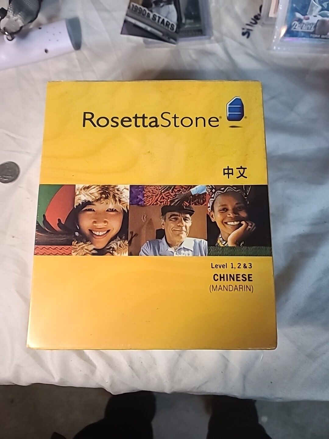 NEW Rosetta Stone Level 1-3Chinese  Version 3 Win/Mac Cd Rom Edition + Headset 